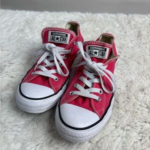 Converse Pink Low Top Sneakers